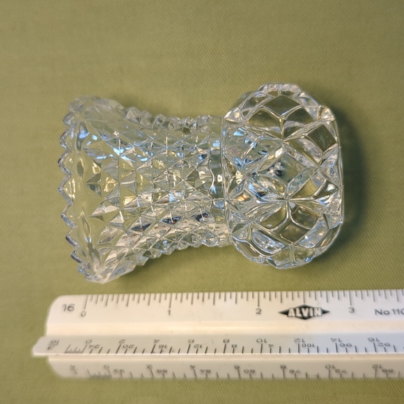 Vintage Crystal Toothpick Holder - Picture 4 of 4